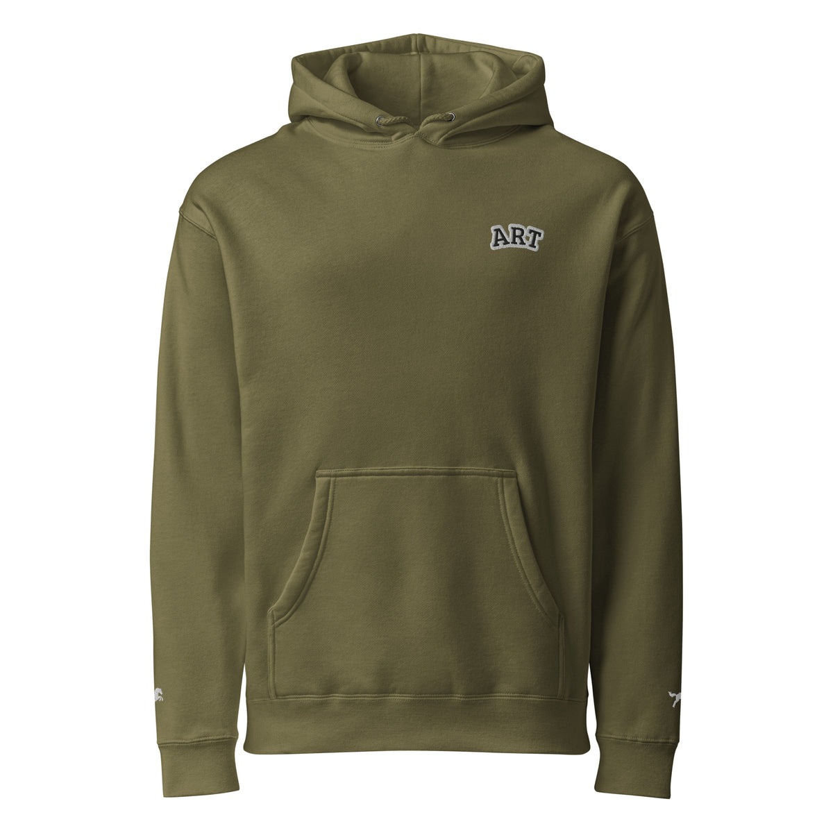 NOREXE - Moletom Extra Pesado 14oz Heavy Independent em cor verde, com capuz e bolso frontal.