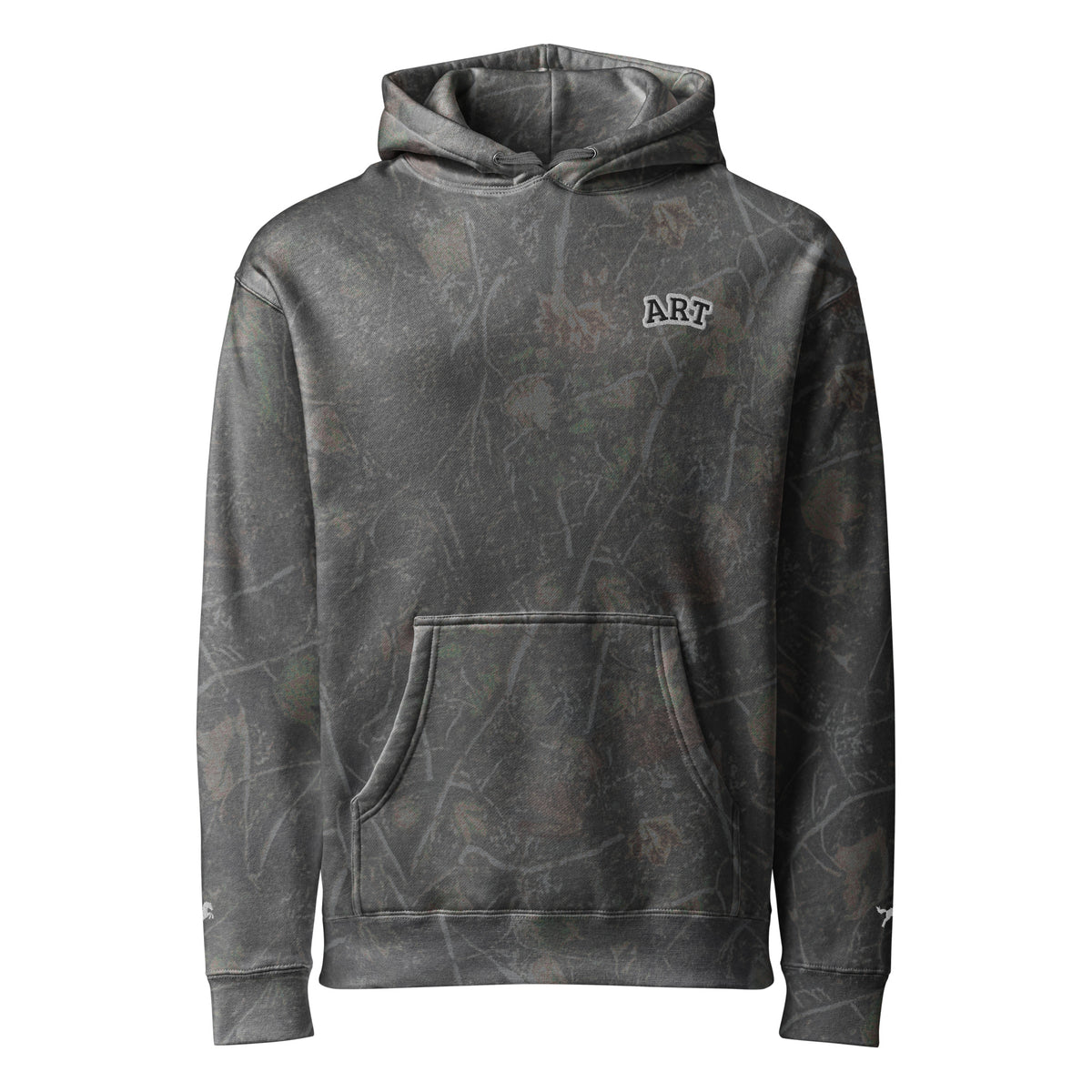 NOREXE - Moletom Extra Pesado 14oz Heavy Independent com capuz e padrão camuflado, ideal para estilo moderno.