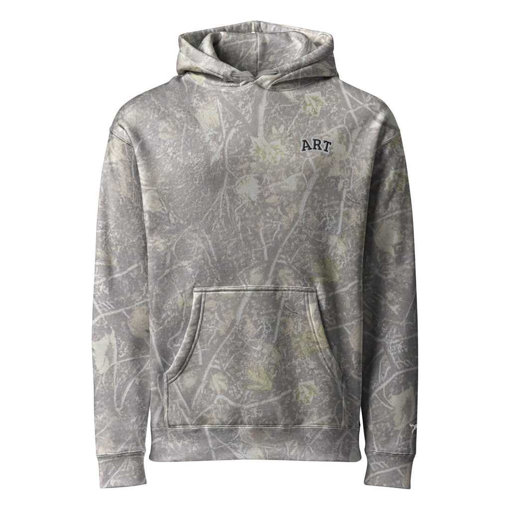 NOREXE - Moletom Extra Pesado 14oz Heavy Independent em padrão cinza com capuz e bolso frontal.