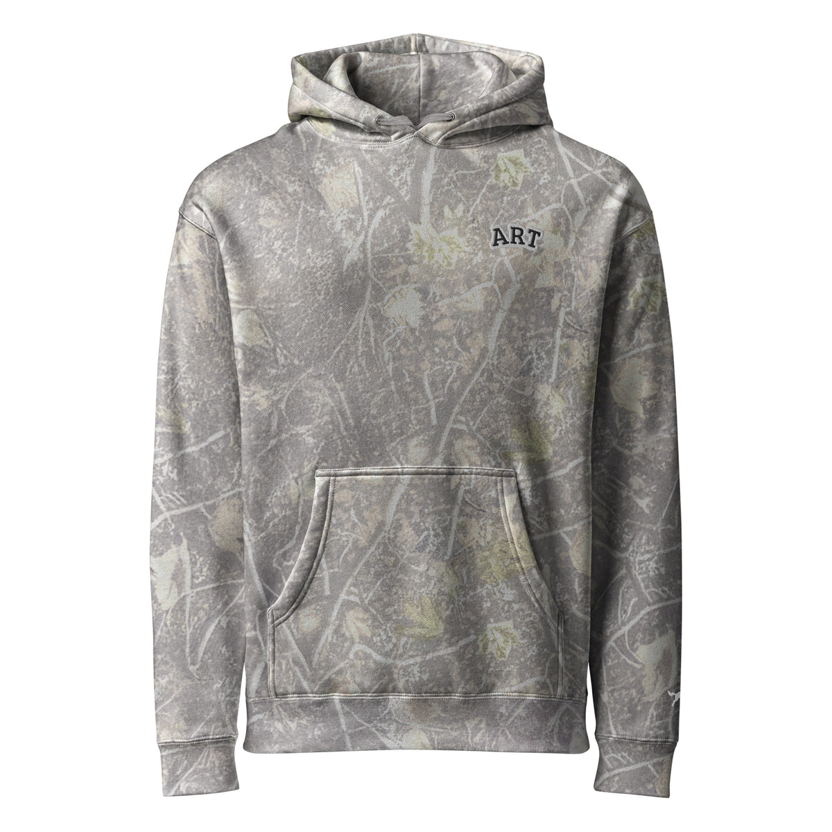 NOREXE - Moletom Extra Pesado 14oz Heavy Independent em padrão cinza com capuz e bolso frontal.