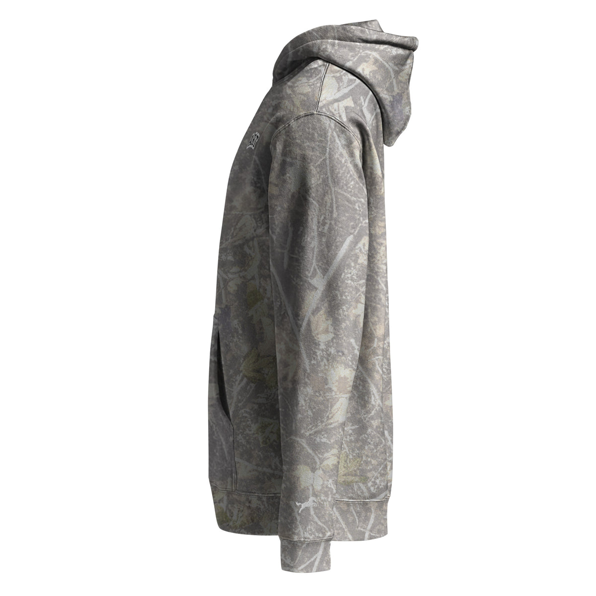 NOREXE - Moletom Extra Pesado 14oz Heavy Independent em vista lateral, ideal para um visual moderno e sofisticado.